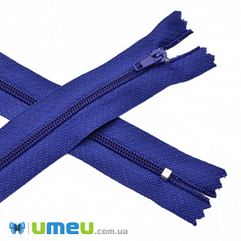 Блискавка спіральна нероз'ємна, 18 см, Тип 3, Синя (ZIP-045095)