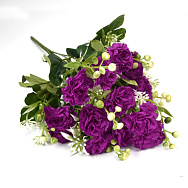 Букет гвоздики, 40 см, Бузковий (DIF-057654)