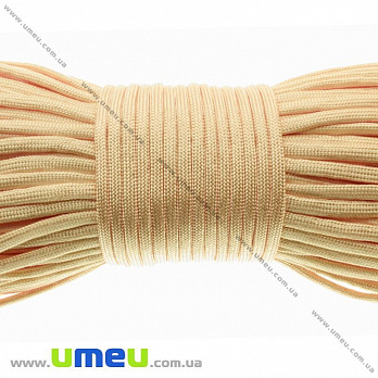 Шнур паракорд семіжільний 4 мм, Персиковий (LEN-017840)