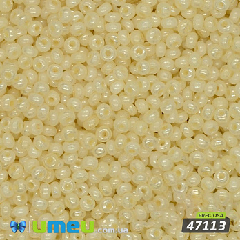 Бисер чешский 11/0, №47113, Экрю, Перламутровый (BIS-028442)