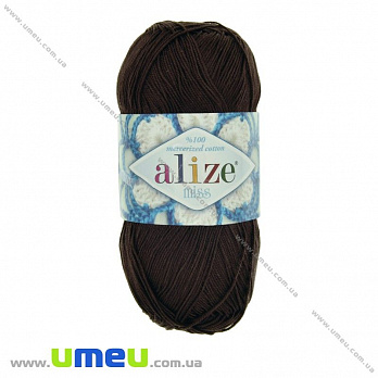 Пряжа Alize Miss 50 г, 280 м, Коричневая 26 (YAR-025130)