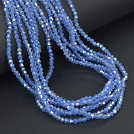 Намистини Біконус, 3х2,5 мм, Сині світлі АВ (BUS-057456)