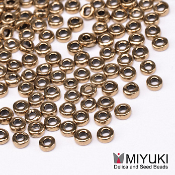 Бісер японський Miyuki Spacer SPR3-457, 3х1,3 мм, Бронзовий (BIS-051224)