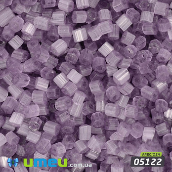 Бисер чешский Сатин 10/0, №05122, Сиреневый (BIS-024273)