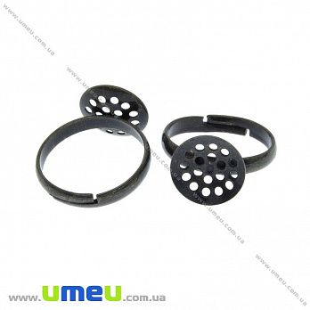 Кольцо с ситечком 12 мм, Античная бронза (OSN-033669)