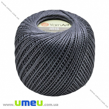 Пряжа YarnArt Iris 20 г, 138 м, Серая темная 934 (YAR-022993)