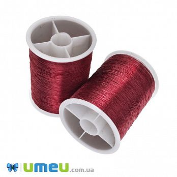 Нитка металізована Люрекс 0,1 мм, Червона (MUL-048165)