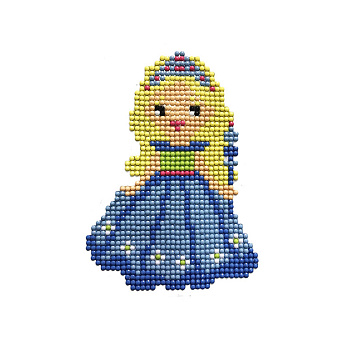 Набір алмазного живопису (наклейка) 14х10 см, Фея (SXM-052512)