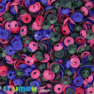 Паєтки Індія чаша, 5 мм, Мікс (PAI-041451)