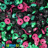 Паєтки Індія чаша, 6,5 мм, Мікс (PAI-041056)