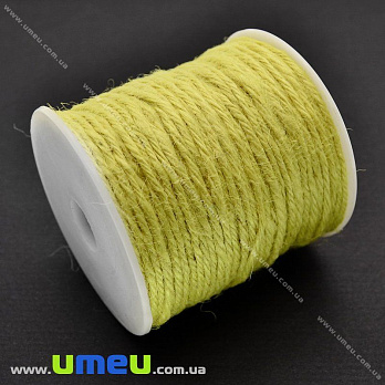 Шпагат Пеньковий, Жовтий, 2 мм (LEN-010178)