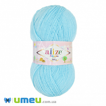 Пряжа Alize Sekerim Bebe 100 г, 320 м, Голубая 189 (YAR-047455)