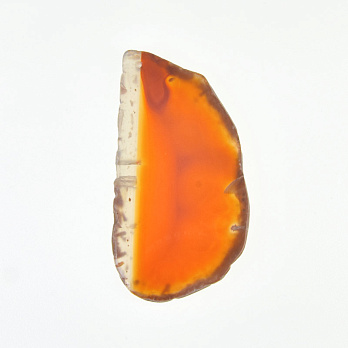 Срез Агата, Красно-коричневый, 73х38 мм (POD-020228)