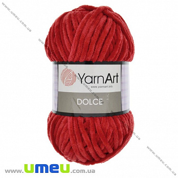 Пряжа YarnArt Dolce 100 г, 120 м, Червона 748 (YAR-029690)