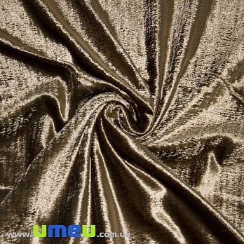 Оксамит італійський шовковий, Ширина 20 см, Бронзовий (TKN-036620)