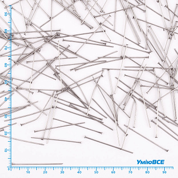 Гвоздики из нерж. стали, 30 мм, Темное серебро (STL-056245)
