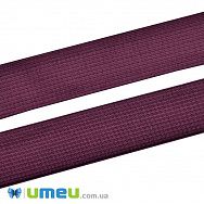 Резинка плоска 25 мм, Вишнева (LEN-046108)