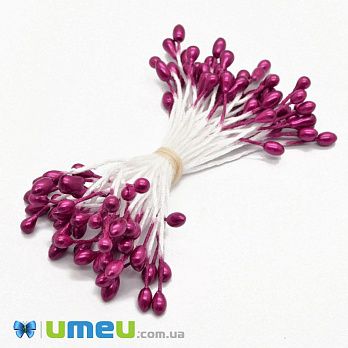 Тычинки на нитке маленькие, Малиновые (DIF-045544)