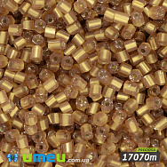 Бісер чеський Рубка 10/0, №17070m, Золото блискучий матовий (BIS-024310)