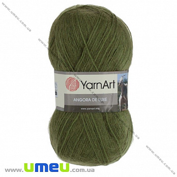 Пряжа YarnArt Angora De Luxe 100 г, 520 м, Оливковая 530 (YAR-029528)