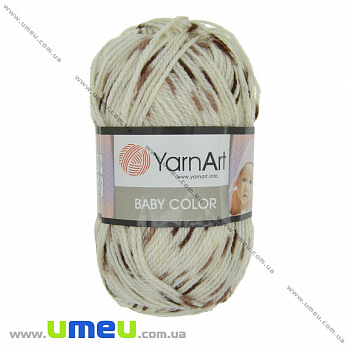 Пряжа YarnArt Baby Color 50 г, 150 м, Коричневая светлая 269 (YAR-034915)