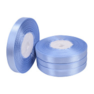 Атласна стрічка, 10 мм, Блакитна (LEN-052757)