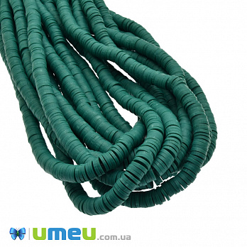 Бусины из полимерной глины, 6 мм, Бирюзовые (BUS-046998)