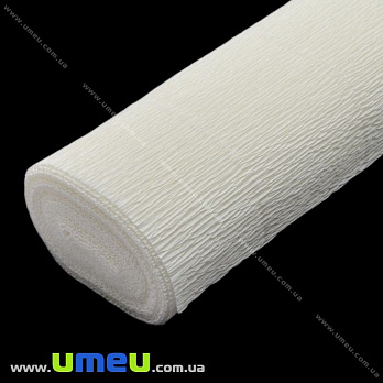 Гофрований папір Італія, Білий 600, 180 г, 50х50 см (DIF-019087)