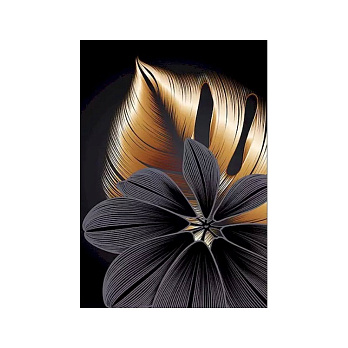 Набор алмазной живописи на подрамнике 50х40 см, Золотой триптих ч.1 (SXM-052384)