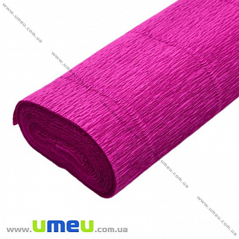 Гофрований папір Італія, Малиновий темний 572, 180 г, 50х50 см (DIF-019083)