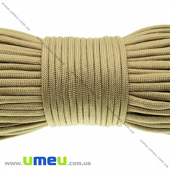 Шнур паракорд семижильный 4 мм, Бежевый (LEN-024940)