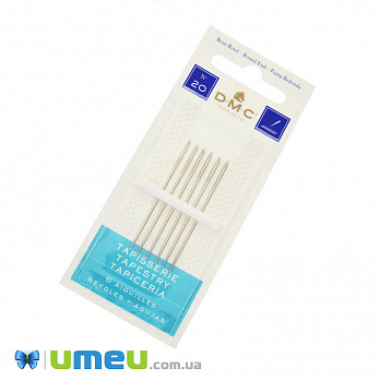 Набор гобеленовых иголок DMC (Франция) №20, 6 шт (UPK-047513)