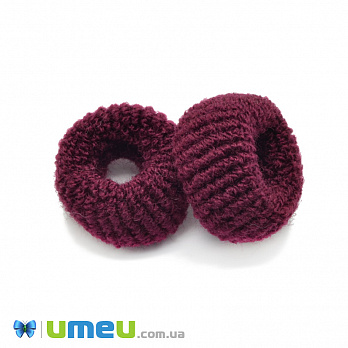 Резинка для волосся, 40 мм, Бордова (OSN-041381)