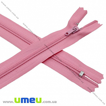 Молния брючная спиральная полупотайная неразъемная, 20 см, Тип 3, Розовая (ZIP-020720)