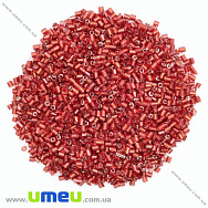 Бісер китайський рубка, 2,2 мм, Червоний блискучий (BIS-026177)