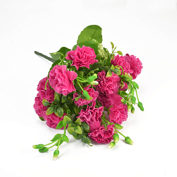 Букет гвоздики, 30 см, Малиновий (DIF-057607)