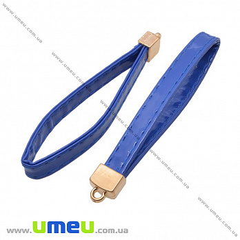 Основа для брелка, кожзам, 10 см, Синя (OSN-036435)