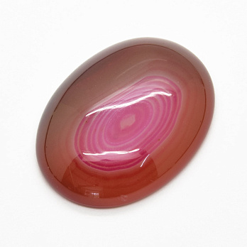 Кабошон нат. камень Агат розовый, Овал, 39,6х29,5 мм (KAB-059253)
