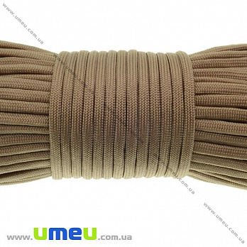 Шнур паракорд семижильний 4 мм, Бежевий (LEN-012220)