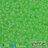 Бісер японський Miyuki круглий RR 11/0 №1120, Салатовий неоновий (BIS-045669)