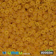 Бісер чеський №108m/80060m, Помаранчевий, Прозорий матовий, 10/0 (BIS-005764)