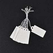 Бірки для подарунків, 39х19 мм, Білі (UPK-056258)