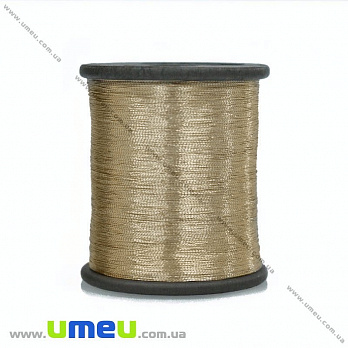 Нитка металізована 0,1 мм, Золотиста (KNT-028175)