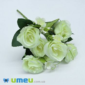 Букет роз, 33 см, Молочный (DIF-044935)