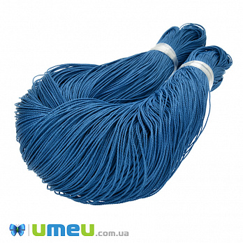 Полиэстеровый шнур крученый, 1 мм, Бирюзовый(LEN-047433)