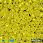 Бісер чеський 4/0, №87010m, Жовтий, Блискучий матовий (BIS-034275)