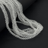 Намистини ронделі, 3,5х3 мм, Прозорі (BUS-057221)