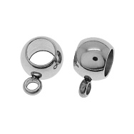 Бейл из нержавеющей стали, 9х6х5 мм, Темное серебро (STL-028375)