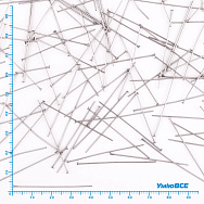 Гвоздики из нерж. стали, 40 мм, Темное серебро (STL-056246)