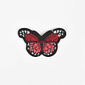 Термоаппликация Бабочка, 5,5х3,5 см, Красная (APL-060097)